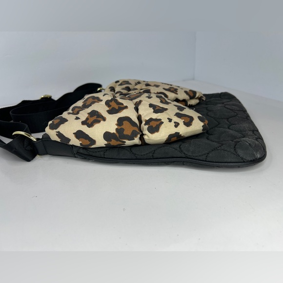 Luv Betsey by Betsey Johnson with Plush Cheetah Bow Crossbody Bag - Picture 6 of 12